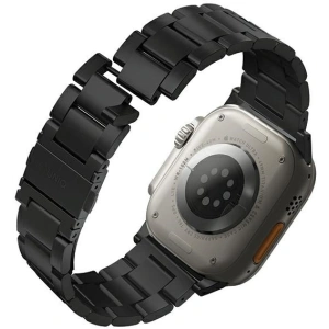 Kup UNIQ Osta Apple Watch 4/5/6/7/SE/8/9/Ultra 44/45/49mm Edelstahl schwarz/mittleres Schwarz - UNIQ931 - {ean13} - Sklep Home Screen