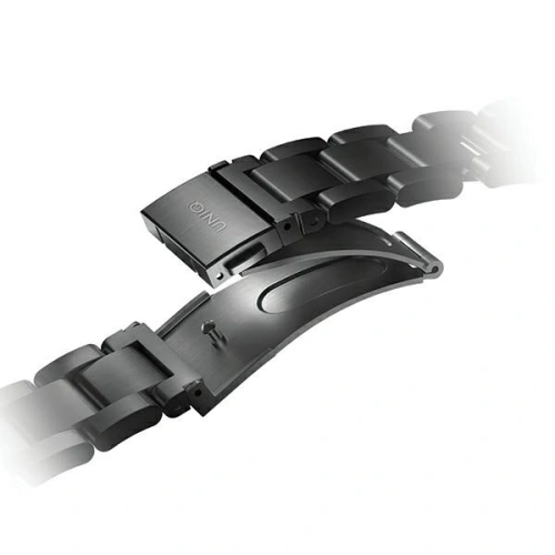 Kup UNIQ Osta Apple Watch 4/5/6/7/SE/8/9/Ultra 44/45/49mm Edelstahl schwarz/mittleres Schwarz - UNIQ931 - {ean13} - Sklep Home Screen