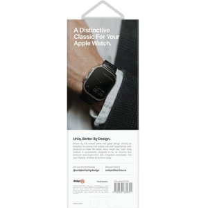 Kup UNIQ Osta Apple Watch 4/5/6/7/SE/8/9/Ultra 44/45/49mm Edelstahl silber/titanium silver - UNIQ932 - {ean13} - Sklep Home Screen