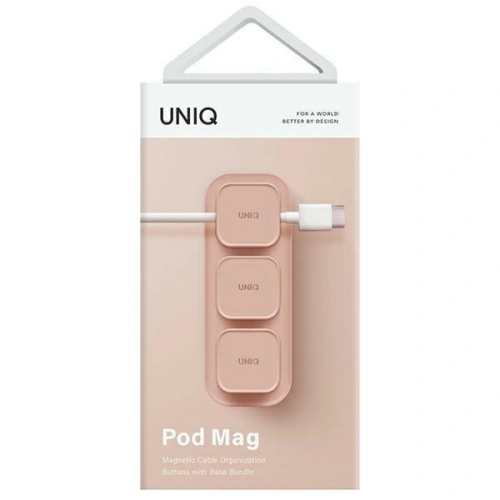 Kup Organizátor UNIQ Pod Mag do kabelů + základna růžová/blush pink - UNIQ934 - {ean13} - Sklep Home Screen