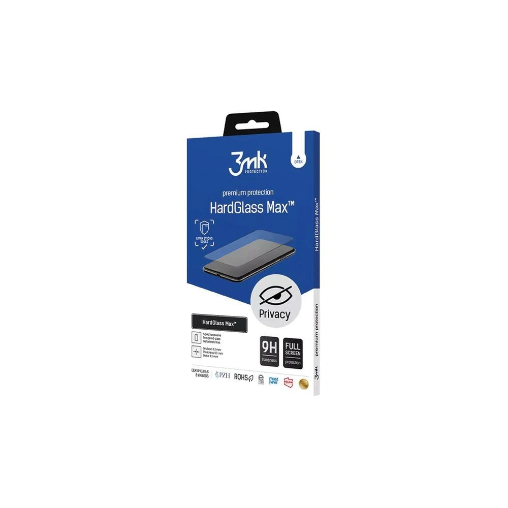 Szkło hartowane 3MK HardGlass Max Privacy Apple iPhone 15 Plus / 14 Plus czarne