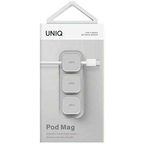 Kup Organizer UNIQ Pod Mag do kabelů + základna šedá/chalk grey - UNIQ935 - {ean13} - Sklep Home Screen
