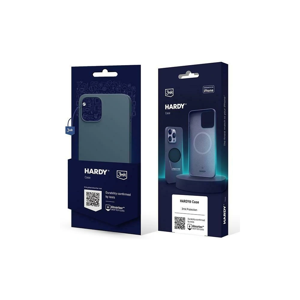 Etui 3MK Hardy Case Apple iPhone 15 Pro Max MagSafe niebieski/royal blue