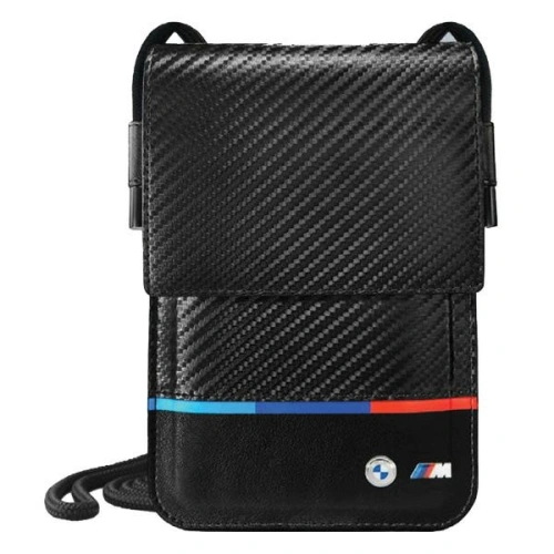 Kup BMW Handtasche BMOWBPUCARTCBK Geldbörse Tasche Carbon Tricolor Line schwarz/schwarz - BMW489 - {ean13} - Sklep Home Screen