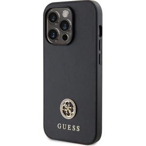 Etui Guess GUHCP14XPS4DGPK Apple iPhone 14 Pro Max hardcase Strass Metal Logo czarny/black