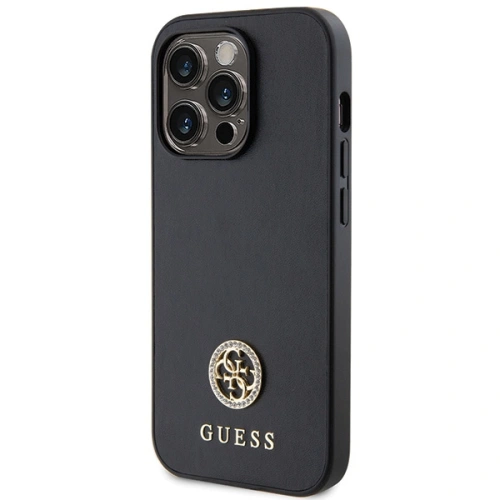 Kup Guess Apple Tasche GUHCP14XPS4DGPK iPhone 14 Pro Max Hartschale Strass Metall Logo schwarz/schwarz - GUE2714 - {ean13} - Sklep Home Screen