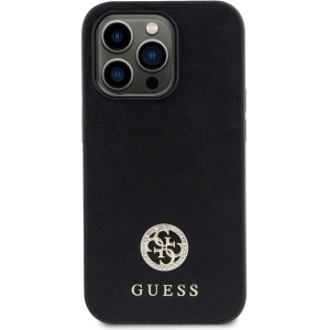 Etui Guess GUHCP14XPS4DGPK Apple iPhone 14 Pro Max hardcase Strass Metal Logo czarny/black