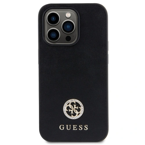 Kup Guess Apple Tasche GUHCP14XPS4DGPK iPhone 14 Pro Max Hartschale Strass Metall Logo schwarz/schwarz - GUE2714 - {ean13} - Sklep Home Screen