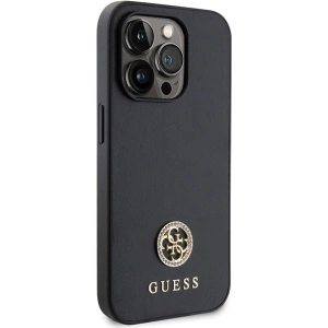 Etui Guess GUHCP14XPS4DGPK Apple iPhone 14 Pro Max hardcase Strass Metal Logo czarny/black