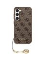 Guess GUHCZFD5GF4GBR Samsung Galaxy Z Fold 5 hardcase 4G Charms Collection brown