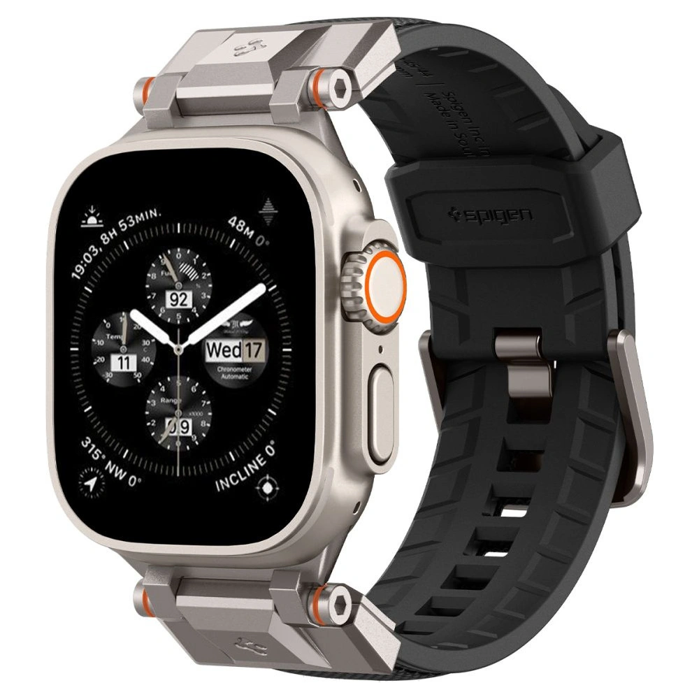Pasek Spigen Durapro Armor Apple Watch 4/5/6/7/8/SE/Ultra 44/45/49mm Black