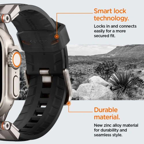 Kup Pasek Spigen Durapro Armor Apple Watch 4/5/6/7/8/SE/Ultra 44/45/49mm Černý - SPN2929 - {ean13} - Sklep Home Screen