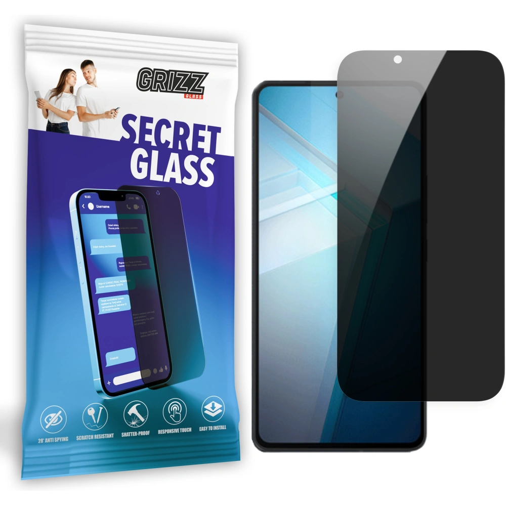 Matowe szkło prywatyzujące GrizzGlass SecretGlass do Vivo iQOO 11S