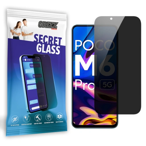 Kup Sticlă de confidențialitate GrizzGlass SecretGlass pentru Xiaomi POCO M6 Pro 5G - GRZ6296 - {ean13} - Sklep Home Screen