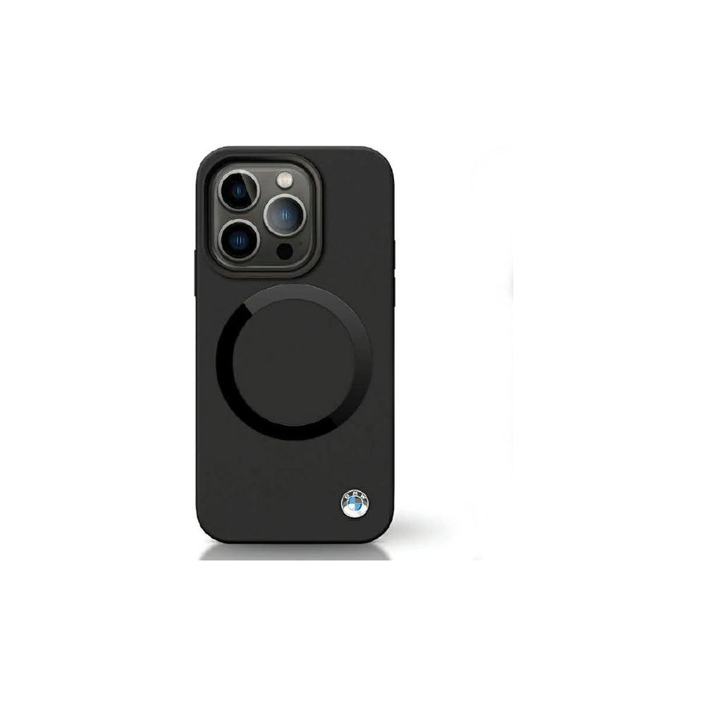 Etui BMW BMHMP14SSILBK2 Apple iPhone 14 Signature Liquid Silicone MagSafe czarny/black