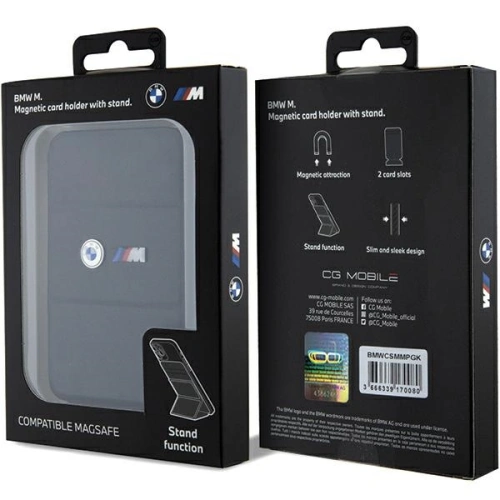 Kup Kapsa na karty BMW Wallet Card Slot Stand BMWCSMMPGK MagSafe M Edition Collection černá/black - BMW493 - {ean13} - Sklep Home Screen