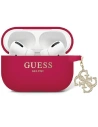 Kup Etui Guess GUAP2LECG4M Apple AirPods Pro 2 cover Liquid Silicone Glitter Triangle Charm purpurowy/magenta - GUE2717 - {ean13} - Sklep Home Screen