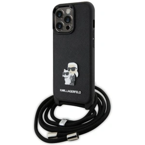Kup Etui Karl Lagerfeld KLHCP13LSAKCPSK Apple iPhone 13/13 Pro hardcase Crossbody Saffiano Metal Pin czarny/black - KLD1618 - {ean13} - Sklep Home Screen