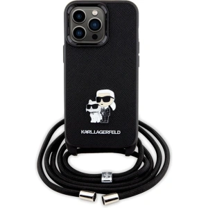 Kup Etui Karl Lagerfeld KLHCP13LSAKCPSK Apple iPhone 13/13 Pro hardcase Crossbody Saffiano Metal Pin czarny/black - KLD1618 - {ean13} - Sklep Home Screen