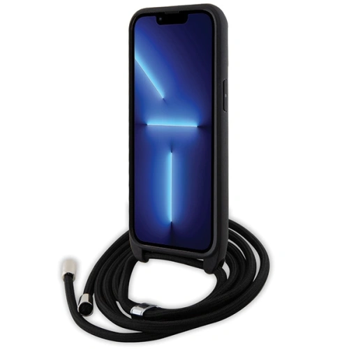 Kup Etui Karl Lagerfeld KLHCP13LSAKCPSK Apple iPhone 13/13 Pro kemény tok Crossbody Saffiano Metal Pin fekete/black - KLD1618 - {ean13} - Sklep Home Screen