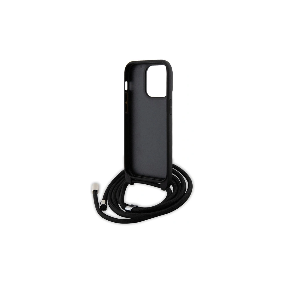 Etui Karl Lagerfeld KLHCP13LSAKCPSK Apple iPhone 13/13 Pro hardcase Crossbody Saffiano Metal Pin czarny/black