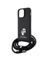 Kup Etui Karl Lagerfeld KLHCP13XSAKCPSK Apple iPhone 13 Pro Max hardcase Crossbody Saffiano Metal Pin černý/black - KLD1619 - {ean13} - Sklep Home Screen