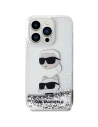 Buy Karl Lagerfeld KLHCP14LLDHKCNS Apple iPhone 14 Pro hardcase Liquid Glitter silver - KLD1620 - {ean13} - Home Screen Store Europe