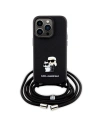 Kup Etui Karl Lagerfeld KLHCP14LSAKCPSK Apple iPhone 14 Pro hardcase Crossbody Saffiano Metal černý/black - KLD1621 - {ean13} - Sklep Home Screen