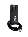 Kup Etui Karl Lagerfeld KLHCP14LSAKCPSK Apple iPhone 14 Pro hardcase Crossbody Saffiano Metal černý/black - KLD1621 - {ean13} - Sklep Home Screen