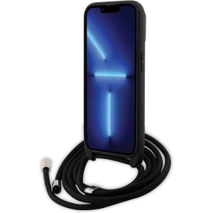 Etui Karl Lagerfeld KLHCP14LSAKCPSK Apple iPhone 14 Pro hardcase Crossbody Saffiano Metal czarny/black