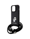 Kup Etui Karl Lagerfeld KLHCP14LSAKCPSK Apple iPhone 14 Pro hardcase Crossbody Saffiano Metal černý/black - KLD1621 - {ean13} - Sklep Home Screen