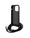 Kup Etui Karl Lagerfeld KLHCP14LSAKCPSK Apple iPhone 14 Pro hardcase Crossbody Saffiano Metal černý/black - KLD1621 - {ean13} - Sklep Home Screen