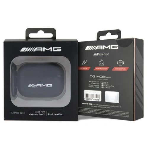 Kup Apple Tasche AMG AMAP2SLWK AirPods Pro 2 Hülle Leder Weißes Logo schwarz/schwarz - MRS83 - {ean13} - Sklep Home Screen