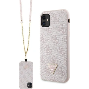 Kup Etui Guess GUHCN61P4TDSCPP Apple iPhone 11/XR hardcase Crossbody 4G Metal Logo różowy/pink - GUE2722 - {ean13} - Sklep Home Screen