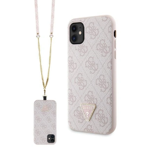 Kup Etui Guess GUHCN61P4TDSCPP Apple iPhone 11/XR kemény tok Crossbody 4G Fém Logó rózsaszín/pink - GUE2722 - {ean13} - Sklep Home Screen