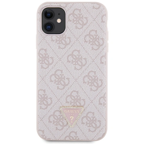 Kup Guess Apple Tasche GUHCN61P4TDSCPP iPhone 11/XR Hartschalenetui Crossbody 4G Metall Logo rosa/rosa - GUE2722 - {ean13} - Sklep Home Screen