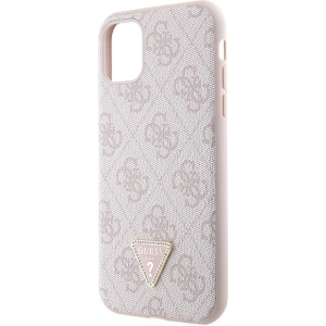 Guess GUHCN61P4TDSCPP Apple iPhone 11/XR hardcase Crossbody 4G Metal Logo pink