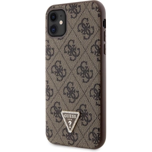 Kup Guess Apple Tasche GUHCN61P4TDSCPW iPhone 11/XR Hartschalenetui Crossbody 4G Metall Logo braun/braun - GUE2723 - {ean13} - Sklep Home Screen