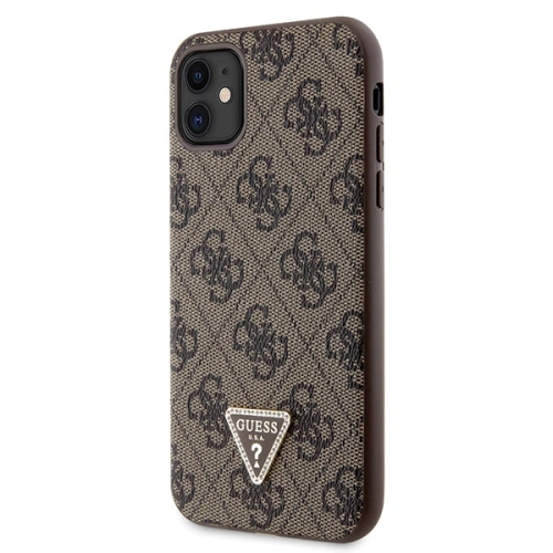Kup Guess Apple Tasche GUHCN61P4TDSCPW iPhone 11/XR Hartschalenetui Crossbody 4G Metall Logo braun/braun - GUE2723 - {ean13} - Sklep Home Screen