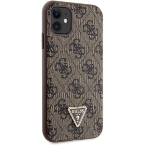 Kup Guess Apple Tasche GUHCN61P4TDSCPW iPhone 11/XR Hartschalenetui Crossbody 4G Metall Logo braun/braun - GUE2723 - {ean13} - Sklep Home Screen