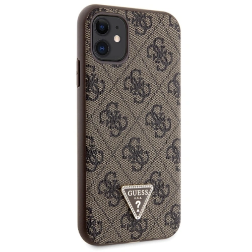 Kup Guess Apple Tasche GUHCN61P4TDSCPW iPhone 11/XR Hartschalenetui Crossbody 4G Metall Logo braun/braun - GUE2723 - {ean13} - Sklep Home Screen