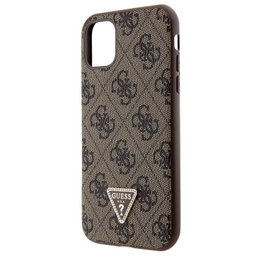 Kup Guess Apple Tasche GUHCN61P4TDSCPW iPhone 11/XR Hartschalenetui Crossbody 4G Metall Logo braun/braun - GUE2723 - {ean13} - Sklep Home Screen