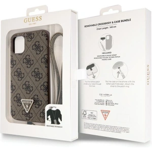 Kup Guess Apple Tasche GUHCN61P4TDSCPW iPhone 11/XR Hartschalenetui Crossbody 4G Metall Logo braun/braun - GUE2723 - {ean13} - Sklep Home Screen