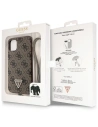 Kup Guess Apple Tasche GUHCN61P4TDSCPW iPhone 11/XR Hartschalenetui Crossbody 4G Metall Logo braun/braun - GUE2723 - {ean13} - Sklep Home Screen