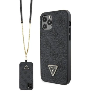 Kup Etui Guess GUHCP12MP4TDSCPK Apple iPhone 12/12 Pro hardcase Crossbody 4G Metal Logo czarny/black - GUE2724 - {ean13} - Sklep Home Screen