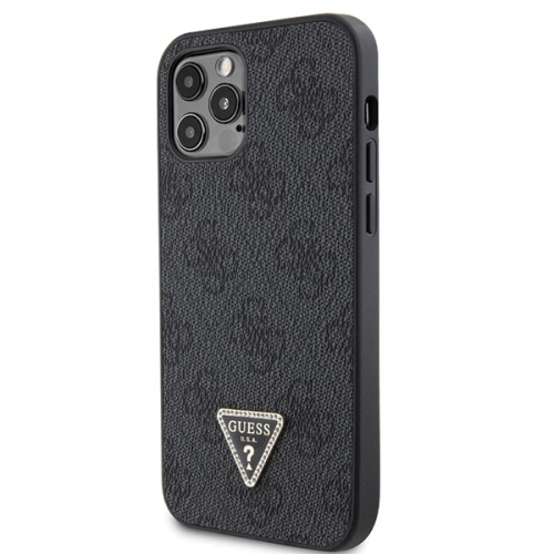Kup Guess Apple Tasche GUHCP12MP4TDSCPK iPhone 12/12 Pro Hartschale Crossbody 4G Metall Logo schwarz/schwarz - GUE2724 - {ean13} - Sklep Home Screen