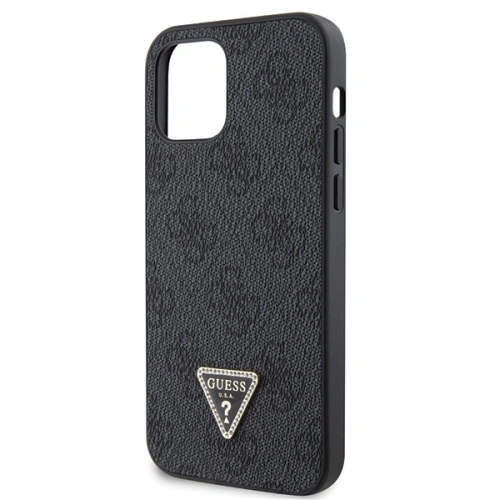 Kup Guess Apple Tasche GUHCP12MP4TDSCPK iPhone 12/12 Pro Hartschale Crossbody 4G Metall Logo schwarz/schwarz - GUE2724 - {ean13} - Sklep Home Screen