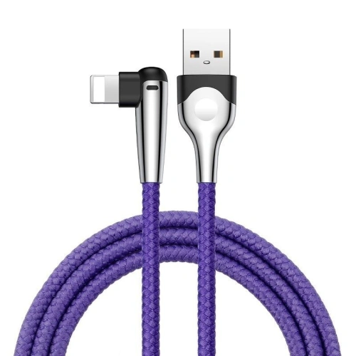 Kup Cablu USB la Lightning Baseus MVP 2.4A 1 metru - violet - BSU173PRP - {ean13} - Sklep Home Screen