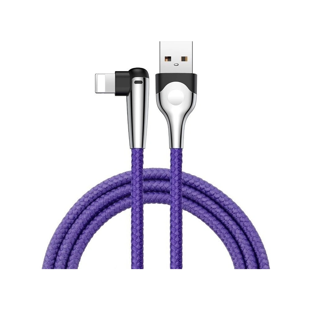 Kabel USB do Lightning Baseus MVP 2.4A 1 metr - fioletowy