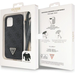 Kup Etui Guess GUHCP12MP4TDSCPK Apple iPhone 12/12 Pro kemény tok Crossbody 4G Fém Logó fekete/black - GUE2724 - {ean13} - Sklep Home Screen